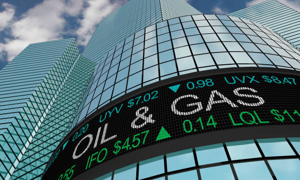 Bâtiment avec panneau boursier